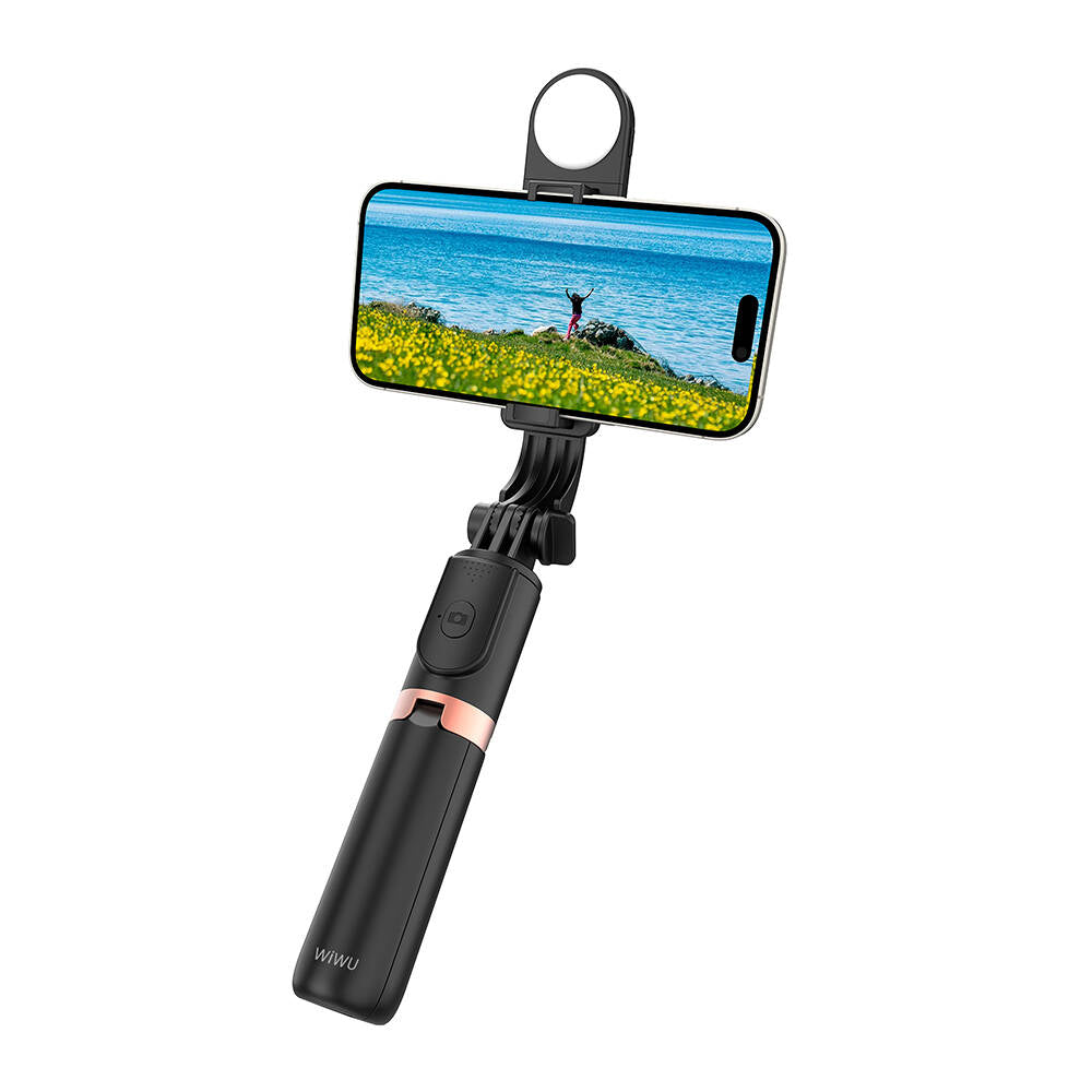 Wiwu Wi-SE011 Dolgu Işıklı Teleskopik Tripod ve Mini Selfie Çubuğu Wiwu Wi-SE011 Dolgu Işıklı Teleskopik Tripod ve Mini Selfie Çubuğu